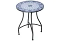 Produktbild: Mosaik-Meister Gartentisch Mosaik Gartentisch Metall 60 cm Mosaiktisch Balkontisch Bistrotisch
