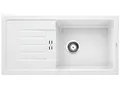 Produktbild: BLANCO FAVUM XL 6 S | Küchenspüle 86x43,5 | Granitspüle aus SILGRANIT weiß | Einbauart: Einbau von Oben | reversibel | für 60 cm breite Unterschränke | Großes Becken | [86x43,5x19,2 cm]