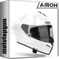 Produktbild: AIROH INTEGRALHELM FÜR MOTORRAD MATRYX MX14 COLOR GLANZWEISS M