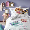 Produktbild: Paw Patrol Kinder-Bettwäsche in Renforce 80x80 + 135x200 cm 100% Baumwolle