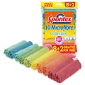 Produktbild: Mikrofasertücher Spontex 10 Stück bunt Allzwecktücher 1 Packung Reinigungstücher