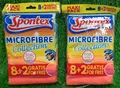 Produktbild: (0,63€/Stück) 2x Spontex MICROFIBRE Microfaser Tücher-Set (2x10 Tücher)!!!