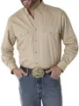 Produktbild: Wrangler Herren Painted Desert Two Pocket Langarm Knopf Arbeitshemd, Hellbraun, L