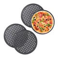 Produktbild: Pizzablech Pizza Backform Antihaft Backblech Gelochtes Blech 4 Stück 32 cm