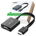 Produktbild: HDMI-zu-VGA-Adapter UGREEN MM103, 16 cm (Schwarz)