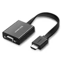Produktbild: Adapter HDMI auf VGA, micro USB / Audio 3,5 mm Miniklinke, Ugreen Schwarz