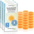 Produktbild: JB White 24 Trockenkapseln für Hörgeräte, Universal Kieselgel Trocknungskapseln mit Farbindikator, Trockentabletten Zubehör zum Trocknen von Hörgeräten (20% mehr Inhalt, 5g, einzeln versiegelt)
