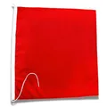 Produktbild: Marineo Notflagge Signalflagge Notfahne Signalfahne Bodensee Bootsfahne UV-beständig – rot, 60 x 60 cm