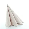 Produktbild: Sovie HORECA Serviette Mika in hellbraun aus Linclass® Airlaid 40 x 40 cm, 50 Stück - Ornamente Struktur