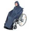 Produktbild: Maximex Rollstuhl Regencape Regenüberwurf Rollstuhl Regenponcho zum Überwerfen