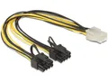 Produktbild: DeLOCK PCI Express Stromkabel 30cm