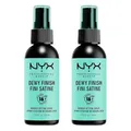 Produktbild: NYX Professional Makeup Setting Spray, Langanhaltende Formel, Fixierend, Leicht, Vegane Formel, Dewy Finish, 2er Pack, 60 ml