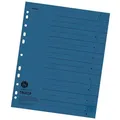 Produktbild: Falken 80001605 100x Trennblätter, 24 x 30cm, 230g/m2, durchgefärbt, 100er Poly - Blau