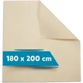 Produktbild: Matratzenschoner Anti Rutsch für Topper, flex it® Antirutschmatte für Boxspringbett flex it, Atmungsaktiv, Ohne Weichmacher, Waschbar, Starke Haftung beige 180 cm x 200 cm