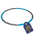 Produktbild: Best Sporting Hoop Fitnessreifen 100cm I 6-teilig I steckbar I Hula Hoop mit Gewicht I Zum Abnehmen I Fitness zu Hause I Gewicht 1,2 kg (Blau)