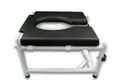 Produktbild: VEVOR Dusch Toilettenrollstuhl 4 Rollen Armlehnen klappbar 5 L 158,8 kg