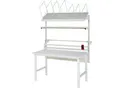 Produktbild: Rau Packtischsystem 03 Arbeitstisch-Serie Tom, B 1500 x T 800 x H 760-1080 mm, Melamin-Platte, bis 500 kg