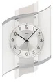 Produktbild: AMS -Silber 48cm- 5516 Moderne Wanduhr mit Funkwerk, Funkuhr, batteriebetrieben