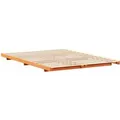 Produktbild: vidaXL Bodenbettgestell Wachsbraun 150 x 200 cm Massivholz Kiefer 873069