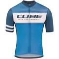 Produktbild: Cube Blackline CMPT kurzarm Trikot - Blue - White - XXL