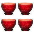 Produktbild: Villeroy & Boch Dessertschale Boston Coloured, Kristallglas, Spülmaschinengeeignet, Rot, Motiv: Boston