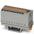 Produktbild: Phoenix Contact PTFIX6/18X2,5-NS35BU Verteilerblock Block mit senkrechter Aus