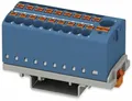 Produktbild: Phoenix Contact PTFIX 6/18X2,5-NS35 BU Verteilerblock, Block mit senkrechter Ausrichtung und integrierter Einspeisung, 690 V, 24 A, Anzahl der Anschlüsse 19, Querschnitt 0,14 mm²-4 mm² Blau (1er Pack)