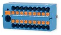 Produktbild: Phoenix Contact Verteilerblock - PTFIX 6/18X2,5-NS35 BU, 24A, 0,14-4mm², blau (3