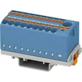 Produktbild: 8er Multipack Phoenix Contact 3273112 Verteilerblock 28.6 mm Zugfeder Blau 8 St.