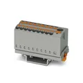 Produktbild: Phoenix Contact Verteilerblock PTFIX6/18X2,5-NS35BU Durchgangs-Reihenklemmen
