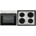 Produktbild: RESPEKTA Einbau-Herd-Set, 55 l Garraum, 4 Kochfelder - schwarz