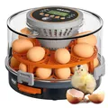 Produktbild: Brutautomat vollautomatisch – Inkubator für 12 oder 20 Eier – Brutmaschine mi...