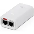 Produktbild: Ubiquiti Desktop Gigabit PoE-Injektor weiß PoE-Adapter 24VDC 7W LED-Anzeige NEU