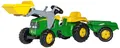 Produktbild: rolly toys® Trettraktor rollyKid, John Deere, mit Trailer und Lader