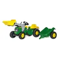 Produktbild: Rolly Toys John Deere Traktor mit Lader und Anhänger (055.02311)