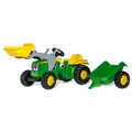 Produktbild: rolly toys 023110 rollykid John Deere mit Lader und Anhänger in OVP