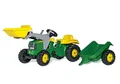 Produktbild: Trettraktor Rolly Kid John Deere Lader Trailer Anhänger