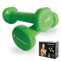 Produktbild: Schildkröt Fitness Hanteln Vinyl (Eisen/PVC) grün Set 2x0,5kg