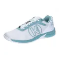 Produktbild: Kempa Unisex Attack Three 2.0 W Game Changer Handballschuhe, Sportschuhe, Turnschuhe, Weiß Aqua, 36 EU