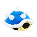 Produktbild: TOMY T12956A Mario Kart Mocchi Mocchi Plüsch Spielzeug Stachi Panzer Kissen - 40 cm groß - blau