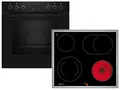 Produktbild: Neff EX4PB0 Set Pyrolyse Einbauherd E2CCG6AK3 + Glaskeramikkochfeld M16SRF0L0