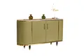 Produktbild: KAWOLA Sideboard MARIA, Marmorplatte Kunstleder verschiedene Farben
