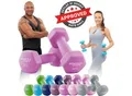 Produktbild: Miweba Sports Gymnastikhanteln 2er-Set NKH100, bodenschonend, 0,5-10 kg, Anti-Rutsch-Oberfläche (Pink, 2x 3,0 Kg)