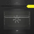 Produktbild: Beko Einbau-Backofen 72L Schwarz Umluft 60cm Touch SteamShine A