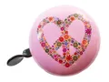 Produktbild: bb Klostermann Fahrradklingel beBell Ding Dong „Heart Peace“, XXL Ø 80mm