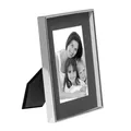 Produktbild: Fink Bilderrahmen Fotomaße 10 x 15 cm Fotorahmen grauer versilberter Fotohalter