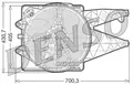 Produktbild: Lüfter Motorkühlung DENSO DER01020 für MITO ALFA FIAT PUNTO EVO Multijet 16V Air