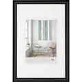 Produktbild: walther-design Bilderrahmen Trendstyle KP130B, A4, 21 x 29,7 cm, Echtglas, Kunststoffrahmen, schwarz