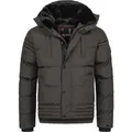 Produktbild: Alessandro Salvarini Herren Winterjacke AS-281 mit Teddyfell & abnehmbarer Kapuze