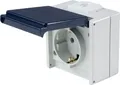 Produktbild: as-Schwabe Aufputz-Steckdose 1-fach 2 Leitungseinführungen 230V 16A IP54